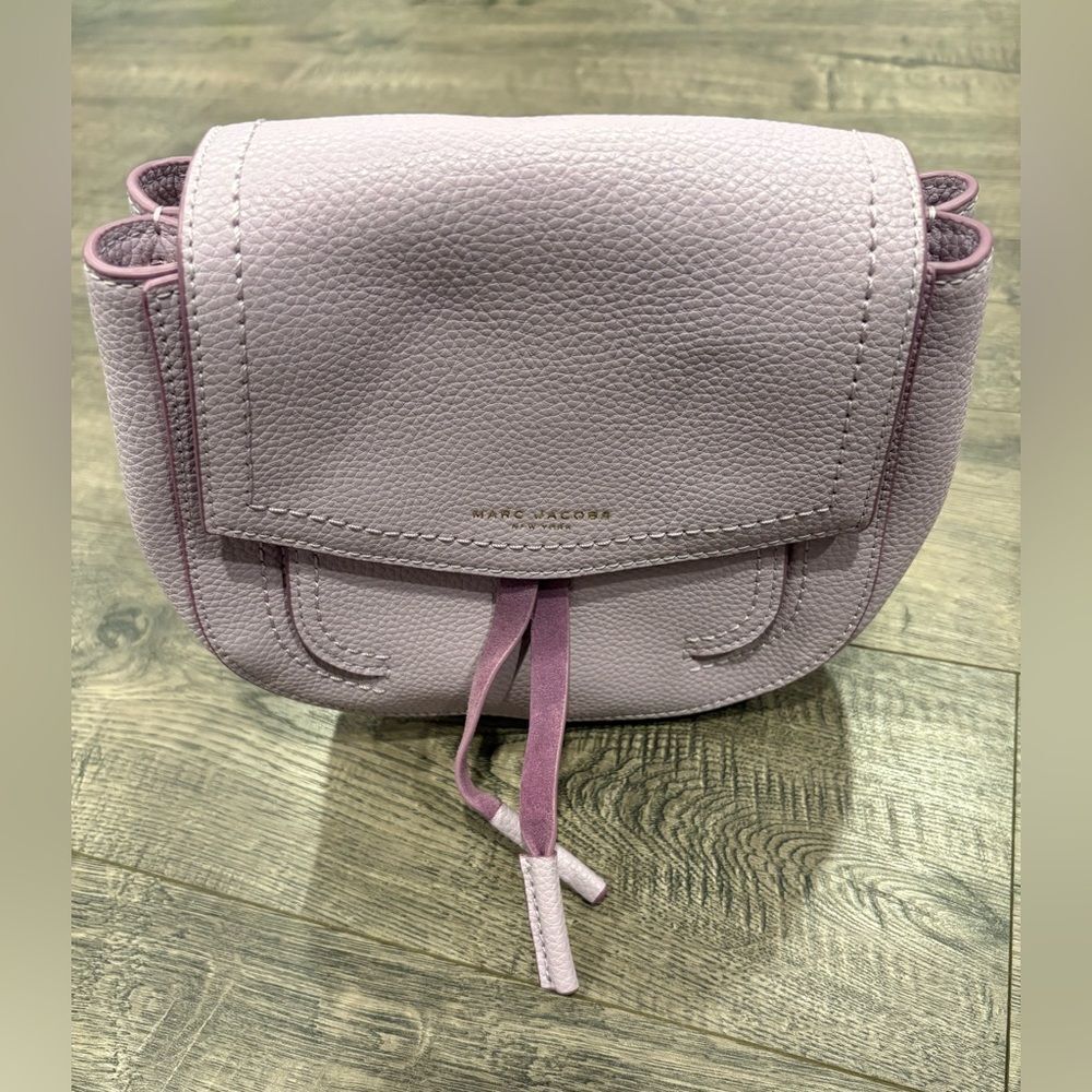 THE MARC JACOBS Maverick MiniāLeather Shoulder Bag in Lilac/Lavendar - Picture 2 of 8